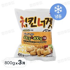 마니커에프앤지 치킨너겟텐더 400g+400g(번들), 800g, 3개