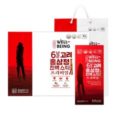 하루웰빙 6년근 고려 홍삼정 진액 스틱 프리미엄 10g x 30포 2개 300g 상품 이미지