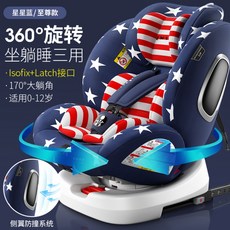 독일 5세카시트 주니어카시트, 다크블루 (Isofix+Latch +360°
