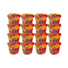 농심 김치 큰사발면 112g x16개 / 컵라면 큰컵, 16개