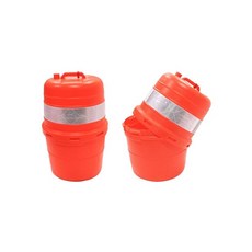 아이젠테크 PE 조립식드럼 차량통제 드럼통 (5개입), 5개