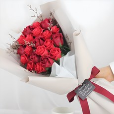 엔젤쿠키 비누꽃 S5 바네사 20송이, 레드, 1개 레드, 1개