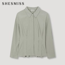[쉬즈미스(SHESMISS)] [쉬즈미스] 게더 플리츠 셔츠_SWWSTM31020_MI