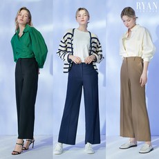 [RYAN NEWYORK] 리안뉴욕 23SS 스트레치 와이드팬츠 3종