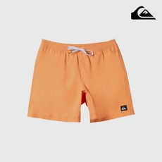 퀵실버 키즈 에브리데이 솔리드 발리 14 보드숏 NJF0