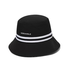 와이드앵글 _WMP23C09_남성 WG 컬러 라인 미들 버킷헷 (White), 지브라, 1개