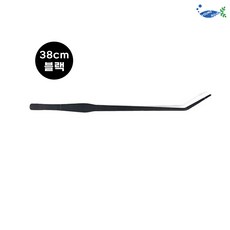 영아쿠아 수초 핀셋 곡선 38cm 블랙, 1개