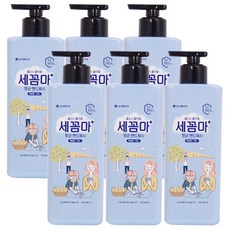 온더바디 세균아꼼짝마 향균 핸드워시 레몬버베나 480ml, 6개