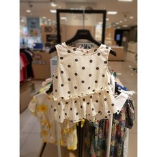 래핑차일드아일렛프릴블라우스