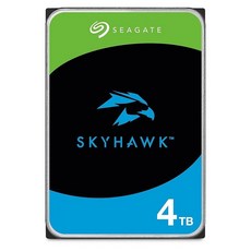 씨게이트 ST4000VX007 스카이호크 4TB 보안 감시 하드 SATA 6Gb s 64MB 캐시 3.5인치 내장 드라이브 파손 없는 포장 ST4000VXZ07 기계식 디스크, HDD, 6TB - 스카이호크4tb