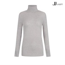 JJ지고트 슬림핏 터틀넥 풀오버 니트 GJBR1KT42