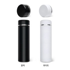 템플템 차망 보온병 보냉병 316 텀블러 500ml, 화이트 1개 + 블랙 1개, 화이트, 블랙