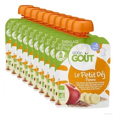 Good Gout Le Petit Dej Pomme 굿거 프랑스 사과 아침 6개월 이유식 70g 10팩