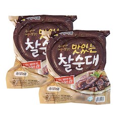 대상 맛있는 찰순대 1kg x 2개
