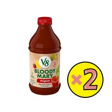 V8 블러디 마리 믹스 베지터블 주스 병 46oz 2개 V8