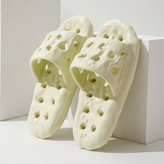 루아홈 물때걱정없는 푹신한 미끄럼방지 펀칭슬리퍼