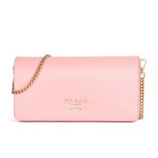 프라다 1BP021 비텔로 무브 체인 숄더백 연핑크