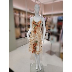 [와코루HY] WFS3101 꽃 프린트 쉬폰 풀슬립