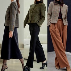 [런칭가 399000원] 모덴 해리스트위드 체크 자켓