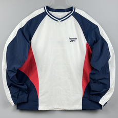 [국내백화점판] Reebok 리복 24FW신상 라이벌 우븐 피스테 긴팔 (화이트)