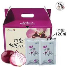 농부애 *한시행사상품 햇살 빨간양파즙, 120ml, 1박스