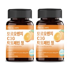 비올데이즈 모로오렌지 C3G 락토페린 정 1 000mg x 60정 2통