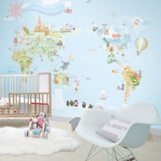 텐바이텐지도벽지