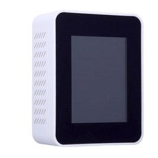디지털 온도 습도 테스터 이산화탄소 TVOC HCHO 감지기 공기질 모니터 CO2 센서 2022 신제품, WHITE, 1개
