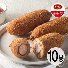[하림]닭가슴살핫도그90g x 10봉[290540], 10개, 90g