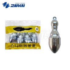 고씨낚시 원투 스나이퍼 봉돌 고리 구멍 추 채비 고리봉돌, 2. 스나이퍼 구멍봉돌, 30호 (4개입), 1개