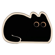 더니드 빨아쓰는 규조토 동물 발매트, 올블랙