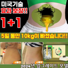 1+1[빠른 배송] 한방 건강 치습 혈자리 패치 미국 기술 패치 뜸쑥 패치 붙이는 다이어트 패치 /혈액순환/비만관리/신체 제습, 30알&30매 패치*1, 2개