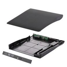 Docooler USB3.0 슬림 외장 드라이브 상자 이동 블랙, 검정