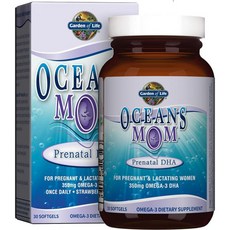 가든오브라이프 Oceans Mom Prenatal DHA 30정 오메가3, 1개, 기본