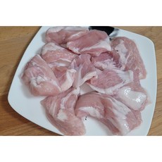 돼지 삼각살(두껍데기살) 2kg 판매, 1개