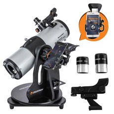 Celestron StarSense Explorer 114mm 탁상용 돕소니언 스마트폰 앱 지원 망원경 - StarSense 앱과 함께 작동하여 성운 행성 등을 찾을 수 있습니다