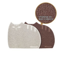 귀여운 뚱냥이 디자인 모래 매트 고양이 화장실 용품 1532b4dd-4d33-872d-1af2324f090b: + W52A644