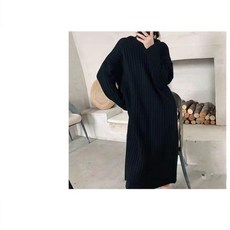 임부스웨터 하프기장 여성 겨울 가을 옷 외출 원피스코디 스타일리쉬