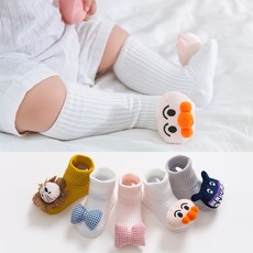 (해외배송)유아 아동 여아 신생아 호빵맨 세균맨 발끝캐릭터양말