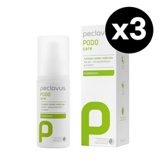 Peclavus 발 데오드란트 스프레이 150ml x3개 풋 땀냄새 방지 허브 탈취제 페클라부스 PODOcare, 3개