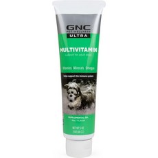 GNC 펫츠 울트라 멀티비타민 젤/페이스트 모든 강아지 몰트 맛 5oz 튜브 맛의 강아지를 위한 펫 젤 데일리 보충제 Made in The USA FF14375