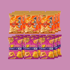 농심 새우깡3번들 꿀꽈배기3번들, 6개, 82g