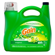 Gain Ultra Concentrated Liquid Laundry Detergent Original 게인 고농축 세탁 세제 오리지널 200oz(5.91L), 1개