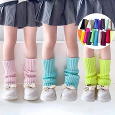 책상 발풍기 사무실 온풍기 발난로 캔디 컬러 다리 워머 니트 발 커버 가을 겨울 탄성 튜브 양말 19 스타일, [01] Length -28cm, [04] GRAY