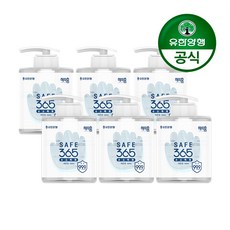 유한양행 [본사직영] 해피홈 SAFE365 겔타입 손소독제 500mLx6개, 6개, 500ml