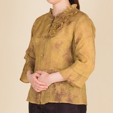 다오네우리옷 여자-손염 장미 인견블라우스 생활한복(개량한복)