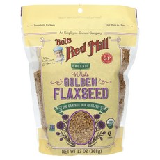 Bob's Red Mill 유기농 홀 골든 아마씨드 13 oz (368 g), Bob's Red Mill 유기농 홀 골..., 368g, 1개