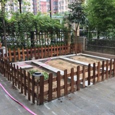실외용 화단경계 옥상텃밭 나무 울타리 방부목 목호외 화원 별장 장식, 오류 발생시 문의 ( 페어그린0506 )