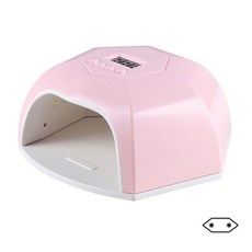 LED 램프 네일 드라이어 매니큐어 네일 건조 램프 42LED UV 젤 광택 LCD 디스플레이, 03 Pink_02 EU