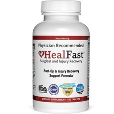 [Bromelain] HealFast 수술 및 부상 회복 보충제 (시술 후) : 상처 치유 통증 완화 흉터 치료 및 타박상을 지원하며 항 염증 비타민 브로 멜라 인 케르세틴, 1set, 1set